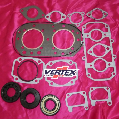 Pack joint moteur complet VERTEX pour KAWASAKI JS 440 de 1977, 1978, 1979, 1980, 1981, 1982, 1983, 1984, 1992