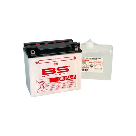 Batterie BS BB16L-B 12v 19 ampères a acide